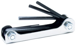 Roadpro Folding Hex Key Set - 9-Piece